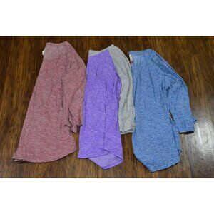 No Boundaries Baseball Tee T-shirt Women's Size XL Lot of 3 Soft Activewear